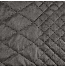 Bársony ágytakaró Luiz3 grafit new