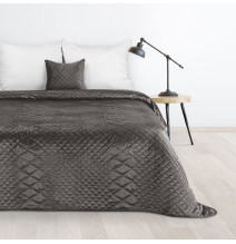 Bársony ágytakaró Luiz3 grafit new