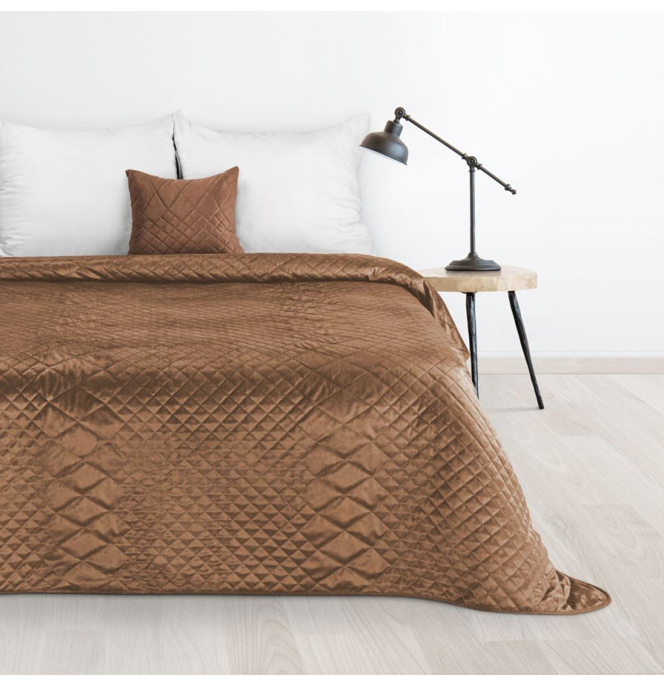 Bársony ágytakaró Luiz3 tégla new