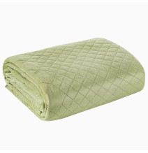 Bársony ágytakaró Luiz3 világos zöld new