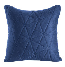 Bársony párnahuzat Luiz3 40x40 cm sötétkék