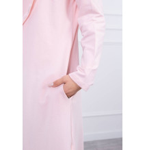 Kardigánt oversize MI9077 világos púder rózsaszín