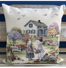 Párnahuzat gobelin 42x42 cm Eden 1185