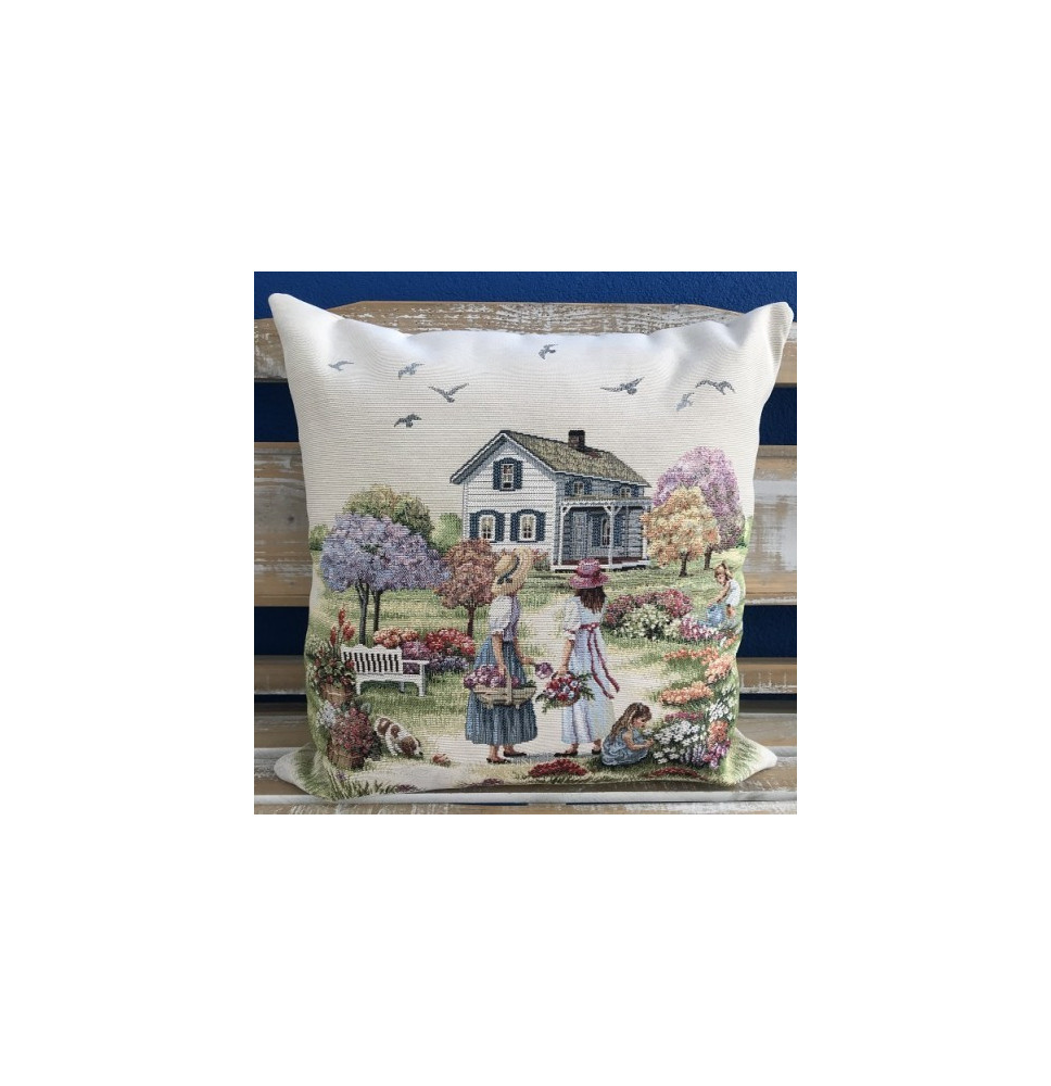 Párnahuzat gobelin 42x42 cm Eden 1185