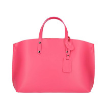 Bőr kézitáska 1417 fukszia OLASZORSZÁGBAN Készült
