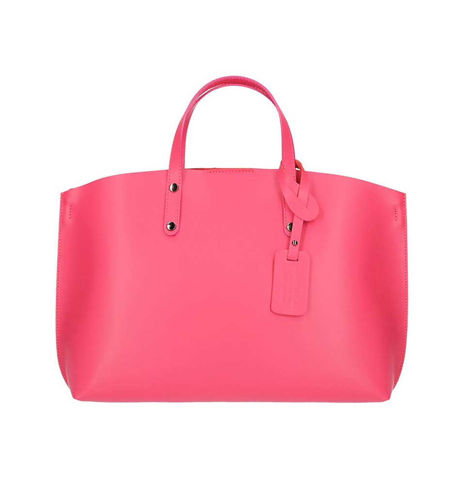 Bőr kézitáska 1417 fukszia OLASZORSZÁGBAN Készült