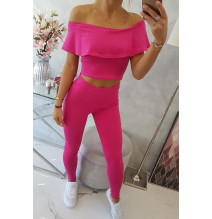 Női szett MI8885 egy fodorral fukszia