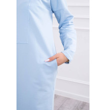 Ruha kapucnival Bonjour MI0153 égszínkék