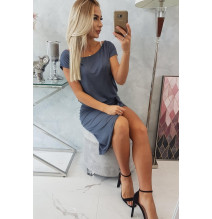 Női aszimmetrikus ruha MI61524 grafit