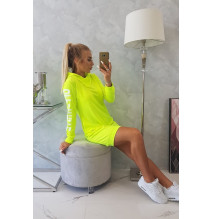 Öltöztesd fel a fehér MI62072 sárga neon