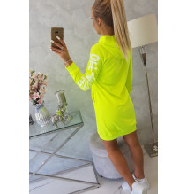 Öltöztesd fel a fehér MI62072 sárga neon