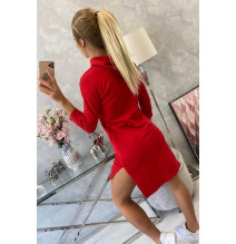 Ruha meghosszabbított hátsó és színes nyomtatott elülső MI64632 piros