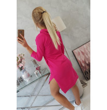 Ruha meghosszabbított hátsó és színes nyomtatott elülső MI64632 fukszia