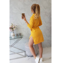 Ruha meghosszabbított hátsó és színes nyomtatott elülső MI64632 okker