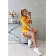 Ruha meghosszabbított hátsó és színes nyomtatott elülső MI64632 okker