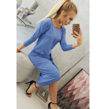 Női aszimmetrikus ruha MI8923 farmer