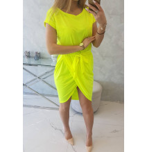 Pamut ruha MI8980 neon sárga