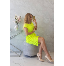 Pamut ruha MI8980 neon sárga