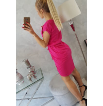 Pamut ruha MI8980 fukszia övvel