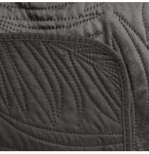 Bársony ágytakaró Luiz4 grafit new