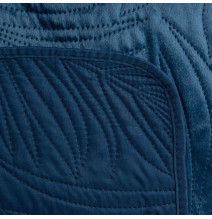 Bársony ágytakaró Luiz4 kék new