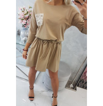 Ruha flitter zseb MI9004 camel