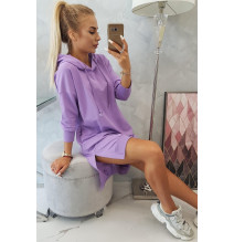 Ruha meghosszabbított hátsó és egy kapucnival MI9078 lila