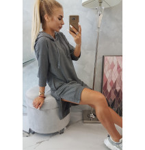 Ruha meghosszabbított hátsó és egy kapucnival MI9078 grafit