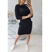 Ruha kapucnival és zsebekkel MIG8847 fekete