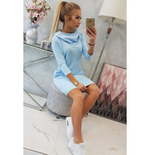 Ruha kapucnival és zsebekkel MIG8847 ég kék