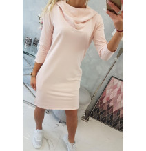 Ruha kapucnival és zsebekkel MIG8847 púder bézs