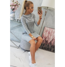 Ruha kapucnival és zsebekkel MIG8847 szürke