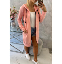 Női kapucnis zsebek MI8924 slazac