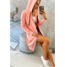 Női kapucnis zsebek MI8924 slazac