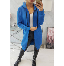 Női szigetelt, kapucnis pulóver MI9302 azúrkék