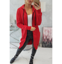 Női szigetelt, kapucnis pulóver MI9302 piros