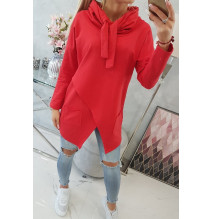 Nő tunika oversize MI0017 piros