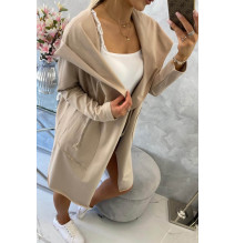 Kardigánt MI8928 bézs