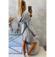 Kardigánt MI8928 szürke