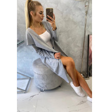 Kardigánt MI8928 szürke