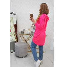 Női  tunika MI9116 neon rózsaszín