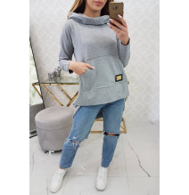 Női  tunika MI9116 szürke