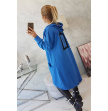 Kardigánt oversize MI0044 kék