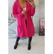 Kardigánt oversize MI0044 fukszia