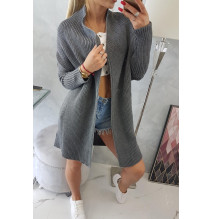 Női pulóver denevér típusú ujjakkal MI2019-13 grafit