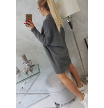 Női pulóver denevér típusú ujjakkal MI2019-13 grafit