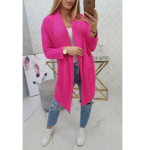 Női pulóver denevér típusú ujjakkal MI2019-13 neon rózsaszín