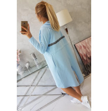 Kardigán hosszabb háttal MI8998 ég kék