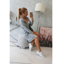 Kardigán hosszabb háttal MI8998 szürke