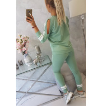 Női szett MI8849 Girl Revolution sötét menta